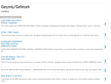 Tablet Screenshot of gecmis-gelecek.blogspot.com