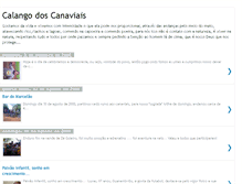 Tablet Screenshot of calangodoscanaviais.blogspot.com