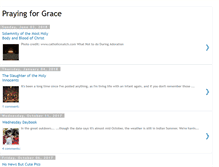 Tablet Screenshot of prayingforgrace.blogspot.com