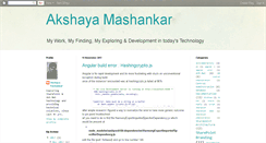 Desktop Screenshot of akshaya-m.blogspot.com