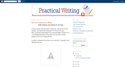 Desktop Screenshot of practicalwriting.blogspot.com