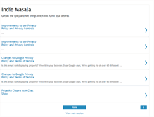 Tablet Screenshot of indiemasala.blogspot.com