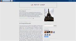 Desktop Screenshot of lepetitchefblog.blogspot.com