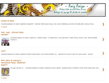 Tablet Screenshot of faizfaiza.blogspot.com
