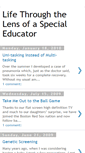 Mobile Screenshot of lifethroughthelensofaspecialeducator.blogspot.com