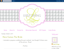 Tablet Screenshot of luxyliving.blogspot.com