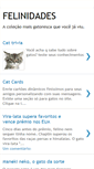 Mobile Screenshot of felinidades.blogspot.com