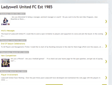 Tablet Screenshot of ladyswell-united-fc.blogspot.com