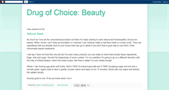 Desktop Screenshot of drugofchoicebeauty.blogspot.com