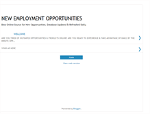 Tablet Screenshot of newemploymentopportunities.blogspot.com