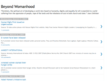 Tablet Screenshot of beyondwomanhood.blogspot.com