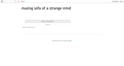 Desktop Screenshot of musingsofastrangemind.blogspot.com