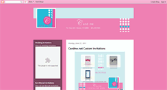 Desktop Screenshot of candmeinvitations.blogspot.com