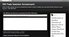 Desktop Screenshot of irsfinesinnocentaccountants.blogspot.com