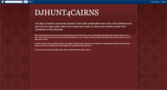 Desktop Screenshot of djhunt4cairns.blogspot.com