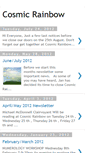 Mobile Screenshot of cosmicrainbownewsletter.blogspot.com