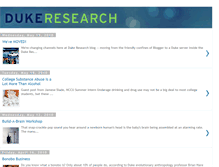 Tablet Screenshot of dukeresearch.blogspot.com