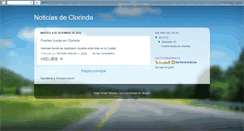 Desktop Screenshot of noticiasdeclorinda.blogspot.com