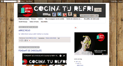 Desktop Screenshot of cocinaturefri.blogspot.com