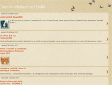 Tablet Screenshot of donnecristianeperitalia.blogspot.com