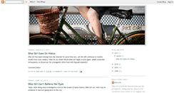 Desktop Screenshot of bikegirlblog.blogspot.com
