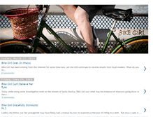 Tablet Screenshot of bikegirlblog.blogspot.com