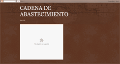 Desktop Screenshot of logisticaycadenadeabastecimiento.blogspot.com