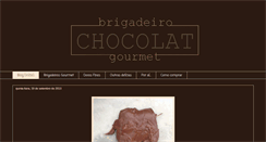 Desktop Screenshot of chocolatbrigadeirogourmet.blogspot.com