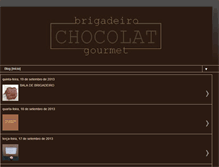 Tablet Screenshot of chocolatbrigadeirogourmet.blogspot.com