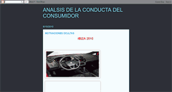 Desktop Screenshot of analisisdelconsumidor-claudis.blogspot.com