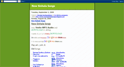 Desktop Screenshot of newtopsinhalasongs.blogspot.com