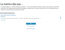 Tablet Screenshot of la-maestra.blogspot.com