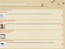 Tablet Screenshot of hattysweddinginspirations.blogspot.com