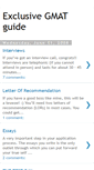 Mobile Screenshot of exclusivegmat.blogspot.com