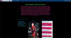 Desktop Screenshot of burqinimuslim.blogspot.com
