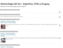 Tablet Screenshot of meteorologiadelsur.blogspot.com