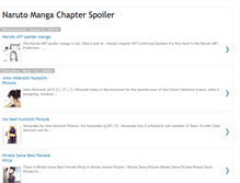 Tablet Screenshot of narutomangachapterspoiler.blogspot.com