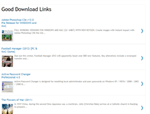 Tablet Screenshot of gooddownloadlinks.blogspot.com