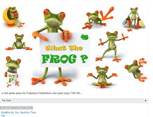 Tablet Screenshot of frabulous-frog-freethinker.blogspot.com