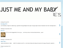 Tablet Screenshot of justmeandmybaby.blogspot.com