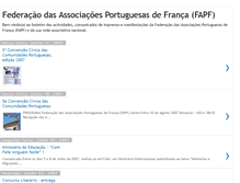 Tablet Screenshot of federacaofapf.blogspot.com