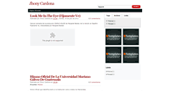 Desktop Screenshot of jhonycardona.blogspot.com