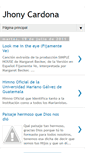 Mobile Screenshot of jhonycardona.blogspot.com