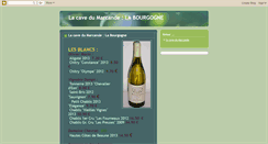 Desktop Screenshot of lacavedumarcandebourgogne.blogspot.com