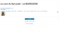 Tablet Screenshot of lacavedumarcandebourgogne.blogspot.com