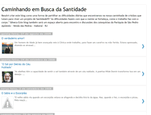 Tablet Screenshot of buscandoasantidade.blogspot.com