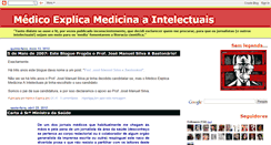 Desktop Screenshot of medicoexplicamedicinaaintelectuais.blogspot.com