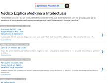 Tablet Screenshot of medicoexplicamedicinaaintelectuais.blogspot.com