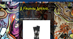 Desktop Screenshot of afashionaffair81.blogspot.com