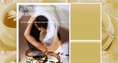 Desktop Screenshot of aniversariosdebodas.blogspot.com